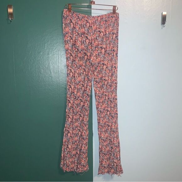 Free People Flowy Bell Bottom Pants Small - Picture 6 of 8